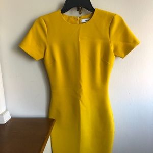 LIKELY yellow mini dress